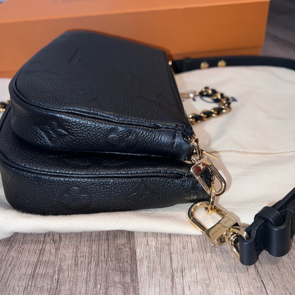 Louis Vuitton Multi Pochette Accessoires Monogram Empreinte Leather - Picture 2 of 7